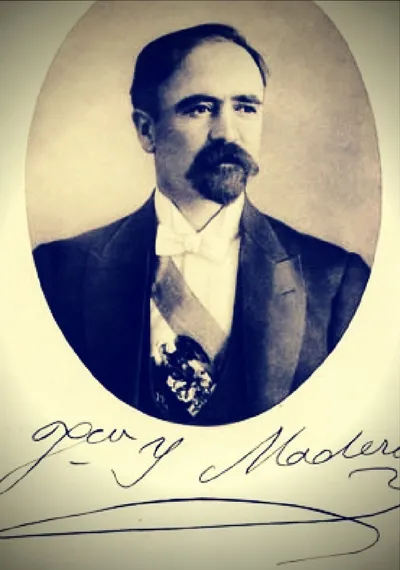 Cartel oficial de Madero muerto, memoria viva